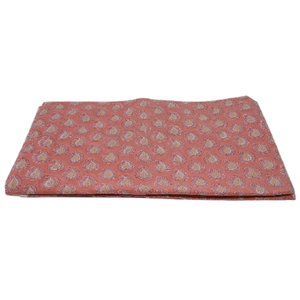 Beau tissu en coton imprimé à la main par la cour pour les sacs de vêtements pour femmes couvre les jouets de style indien par la cour - Product Image 1