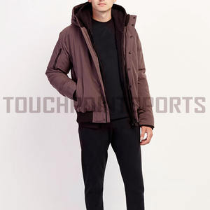 แบรนด์ที่กำหนดเอง100% ไนลอนเสื้อแจ็คเก็ตที่มีคุณภาพสูงบุรุษเสื้อกันลมแจ็คเก็ต - Product Image 4