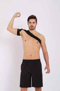 อุปกรณ์ต่อยมวยสำหรับผู้ชายและผู้หญิงอุปกรณ์ช่วยบรรเทาอาการปวดที่พยุงไหล่แบบคอเดี่ยว - Product Image 5