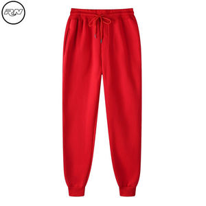 Pantalones de chándal de algodón 100% para hombre, ropa de deporte ajustada, personalizada, 360gsm, venta al por mayor - Product Image 3