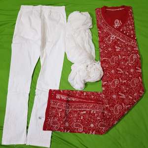 Nuevo diseño elegante pantalón Kurti largo y gasa Dupatta Chikankari cuello lateral estilo perla botón y Bordado de hilo delicado - Product Image 3