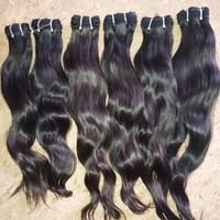 Extensions de cheveux humains vierges bruts non traités Remy indiens à trame unique pour tissage de cheveux en vrac 8"-32"