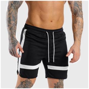 Pantalones cortos para correr para gimnasio, ecológicos, sólidos, con bolsillos, de secado rápido, transpirables, de LICRA/poliéster - Product Image 4