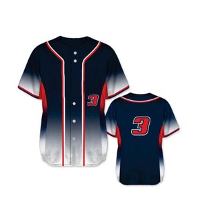 Best Quality Baseball Uniforms 100% Polyester fabric Adult Full Baseball Sublimation Baseball Uniform Long Sleeve <b>Shirts</b> - Product Image 6