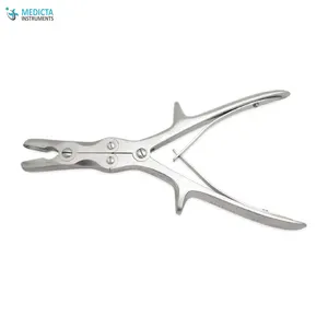 Stille-Luer Bone Nibbler 22cm Length Double Action Straight/Curved 10mm Bite - Bone Nibblers