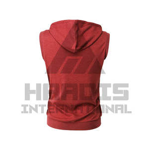Custom Sweatshirt <b>Sleeveless</b> Gym Hoodies Wholesale <b>Men</b> <b>Sleeveless</b> Workout <b>Hoodie</b> Fitness Wear <b>Sleeveless</b> Hoodies - Product Image 2
