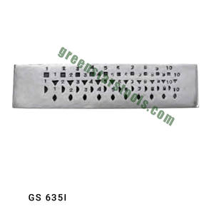 GS 635I Steel Draw Plate with 40 Holes Multi-Shape Jewelry Tools for Crafting Elegant <b>Jewellery</b> - Product Image 1