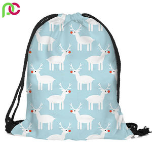 Personalized Santa <b>Gift</b> Storage <b>Bag</b> <b>Christmas</b> Cotton Linen Drawstring Shopping <b>Bags</b> with Logo <b>Christmas</b> Present Blank Sacks - Product Image 2