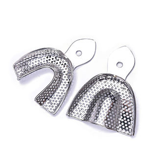 Bandeja de impresión de Metal, bandejas regulares de plástico con forma de malla para instrumento de odontología, material para dentadura, bandeja de instrumentos dentales - Product Image 6