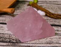 Pirámide de Cuarzo Rosa Tallada en Piedras Semipreciosas, Productos de Sanación y Terapia de Chakras, Ágata Alfazal, Decoración para el Hogar