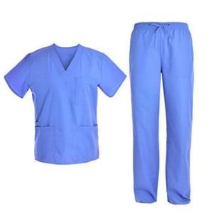 100% ผ้าฝ้ายอินทรีย์ GOTS ได้รับการรับรองที่มีคุณภาพดีโรงพยาบาลเครื่องแบบทางการแพทย์ขัด - Product Image 2