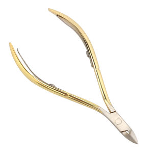 Solid Gold Stainless Steel Nail Nipper Finger Care Beauty Instrument Manicure <b>Cuticle</b> Nail Nipper Stainless Steel Nail Nipper - Product Image 4