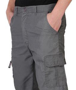 Attractive Color Elasticated Waist Custom Made Cargo Trousers for Men Latest Mens Fashion Cargo Pants with Comfortable Material - Product Image 5