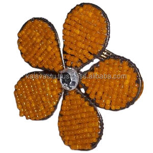 Anneaux de serviette en métal de style indien Vaisselle en laiton coulé à la main - Product Image 6