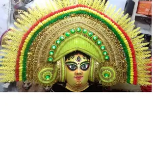 custom made paper mache decorative masks for home decoration made with themes of gods