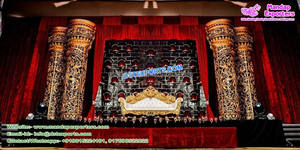 Pilliers de paon sompains, décoration de scène de mariage, pour grosse mariée asiatique royale, meilleure décoration de thème de mariage indien - Product Image 5