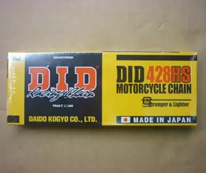 DID 428HSモーターサイクルチェーン116リンク (日本製) 428HS x 116RB