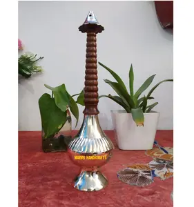 2019 New Brass Indian Handmade Rose Water Perfume Sprinkler Bottle for Gulf Dubai Qatar Kuwait Oman Saudi Arabia