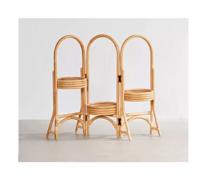 Macetero de mimbre, soporte de lujo, de pie, redondo - Product Image 2