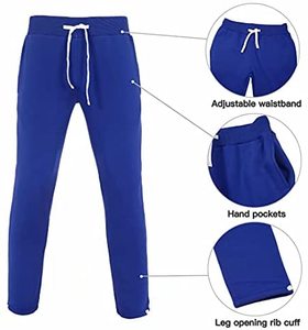 ชุดกีฬาผู้ชาย,หนาเฮฟวี่เวทเชือกหูรูดสองชิ้นชุดวอร์มสวมหัวฤดูใบไม้ร่วงชุดลำลอง - Product Image 3