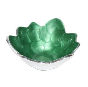 Cuencos modernos para servir para uso doméstico y decoración del hogar y para servir alimentos Cuencos decorativos pulidos brillantes niquelados y grabados - Product Image 5