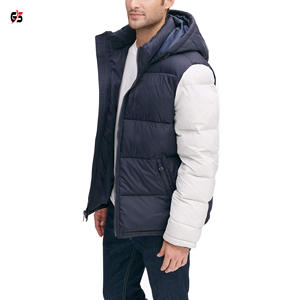 Veste matelassée pour hommes, tenue d'hiver bon marché, vêtement d'extérieur, produit personnalisé, Logo de marque imprimé, sweat à capuche, Style OEM, 2020 - Product Image 6