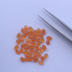 คาร์เนเลียนธรรมชาติ4มม. 6มม. ทรงหลวมอัญมณีทรงสอบเทียบเรียบร้านอัญมณีออนไลน์ราคาโรงงานจากผู้ผลิตหินออนไลน์ - Product Image 2