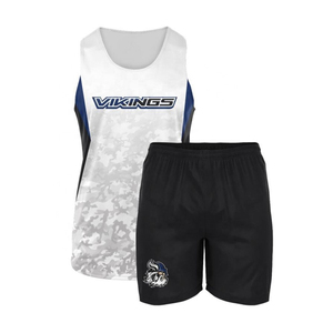 Uniforme de lutte sportive standard 100% polyester unisexe avec logo frontal respirant léger et durable - Product Image 4