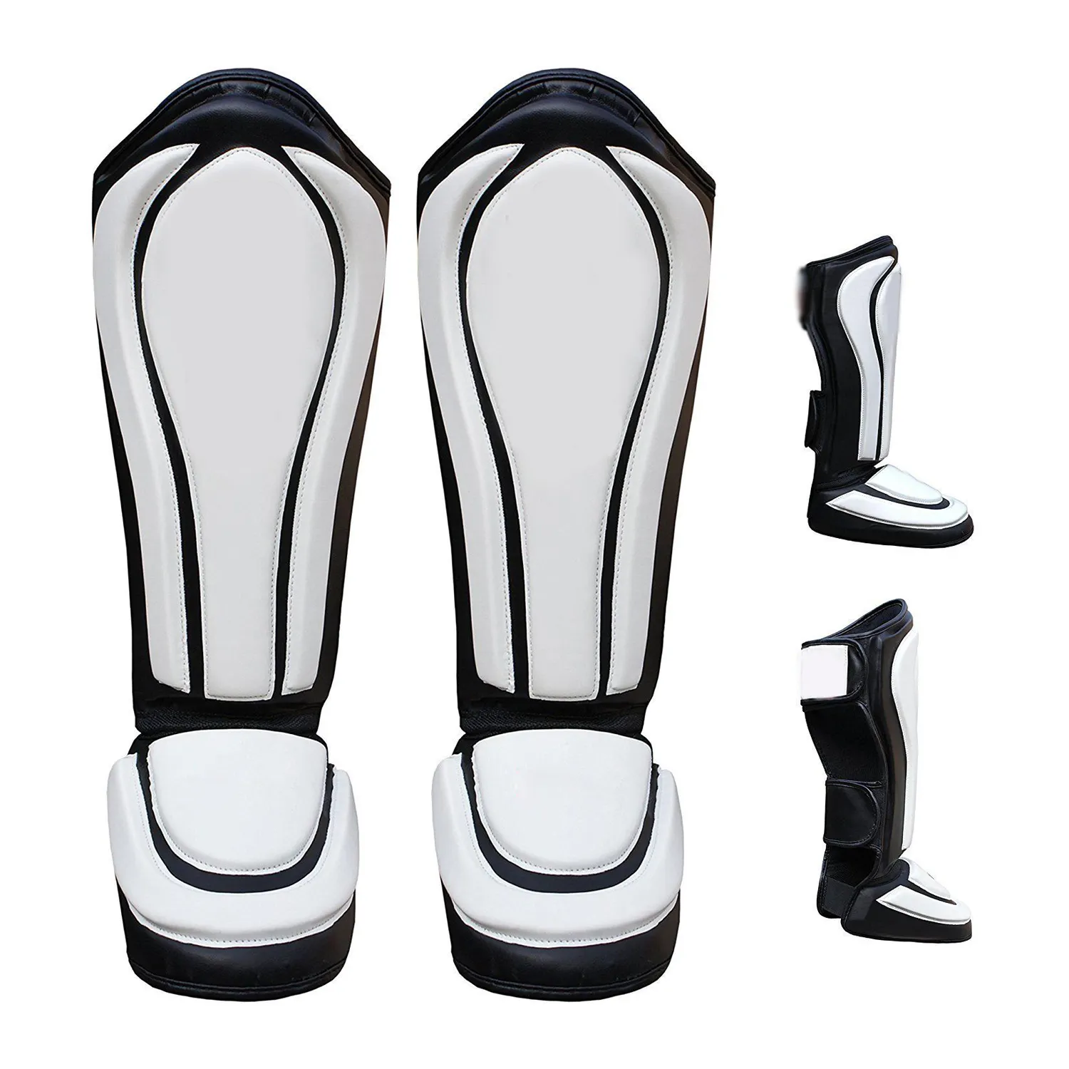 Wholesale Best Quality Pu Leather MMA Kickboxing Training Fighting Shin Guard