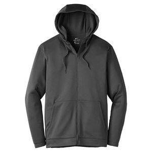 High Quality Comfortable Solid <b>Black</b> <b>Fleece</b> Hoodie Digital Printing Custom OEM Zip-up Street Wear Winter Eco-Friendly - Product Image 1