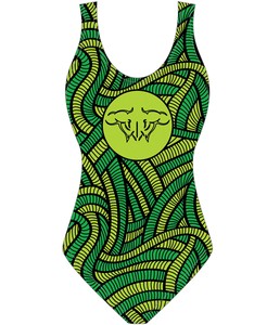 Maillot de bain une pièce personnalisé pour femme en Spandex/Polyester, séchage rapide, anti-UV, grande taille, sexy, pour la plage en été - Product Image 2