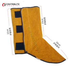 ที่ดีที่สุดราคาสีน้ำตาลแยกหนังพันของ Spat เชื่อมสำหรับรองเท้าทำงานปก - Product Image 6