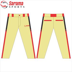Pantalon de baseball le plus vendu pantalon de baseball pour hommes avec logo personnalisé, impression et design, - Product Image 2