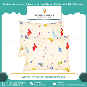 Organic Cotton <b>Pillow</b> <b>Baby</b> Cloth <b>Pillow</b> Cover Organic Cotton Custom <b>Baby</b> <b>Pillow</b> Cover - Product Image 6
