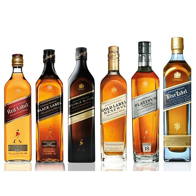 Виски с голубой этикеткой Johnnie Walker, смешанный шотландский виски 70cl