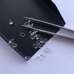 6mm 8mm cristal naturel Quartz facettes poire coupe pierres précieuses en vrac fournisseur boutique en ligne maintenant à prix d'usine pierres en vrac en gros - Product Image 2