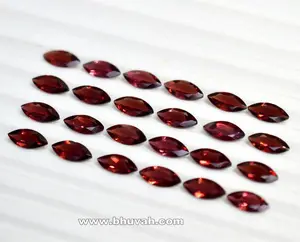 Batu Permata Segi Alami Potongan Marquise 4X2Mm Harga Batu Garnet