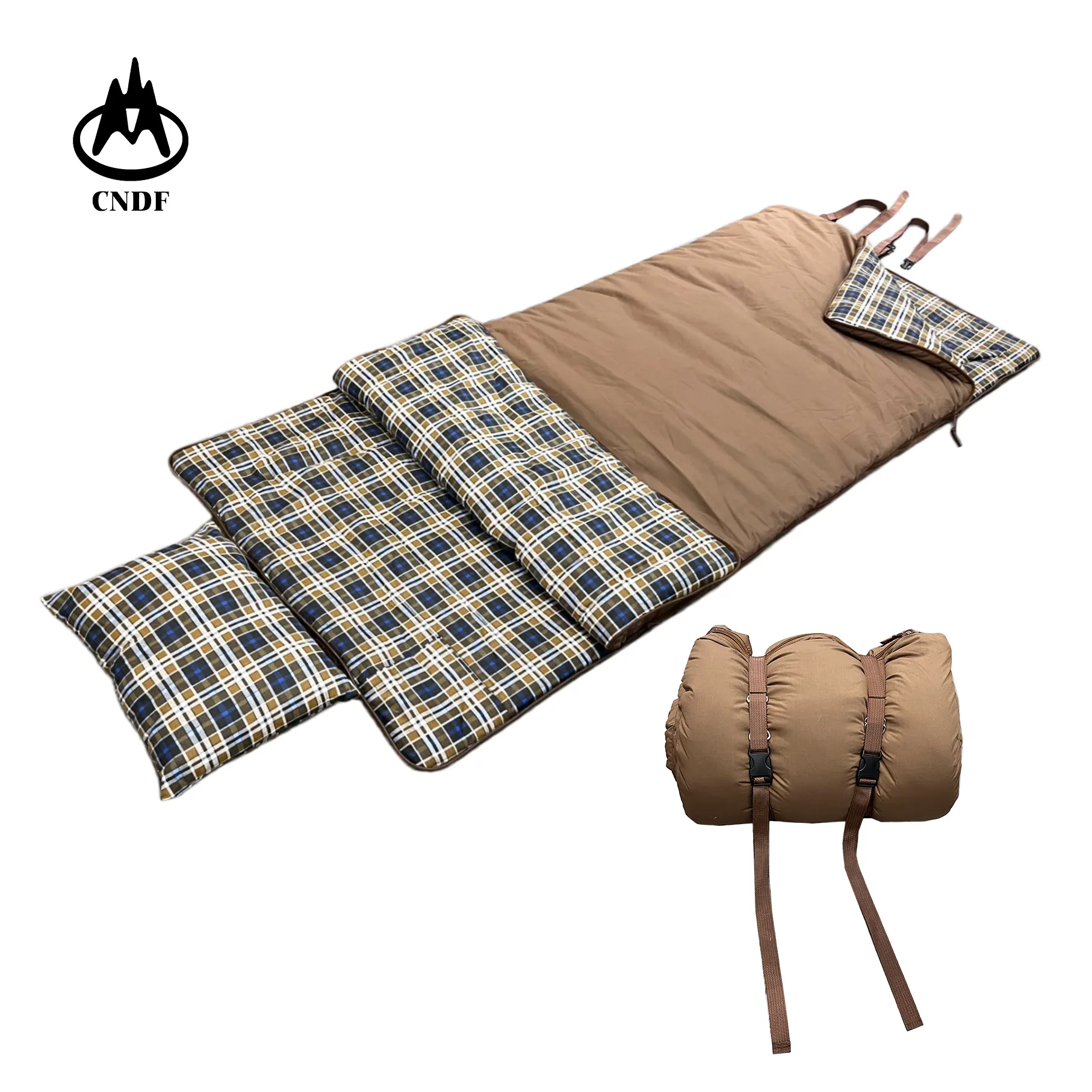 Büyük boy 3kg 4 sezon pamuklu pazen uyku tulumu yastık ile sıcak soğuk hava açık kış kamp uyku tulumu