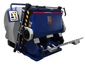 Máquina de troquelado, hendido y estampado Boxmac de alta resistencia con lubricación central por aceite, protector de seguridad y ajuste fino - Product Image 3