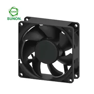 SUNON 8025 80ミリメートル80 × 80 Axial Flow Dustproof & Waterproof Industrial Fan 24V DC IP56 IP55 IP54 80 × 80 × 25ミリメートル (GE80252B1-0000-AC9)