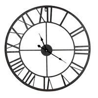 Reloj de pared de diseño único con números romanos, lujoso, decorativo, estilo romano, personalizado
