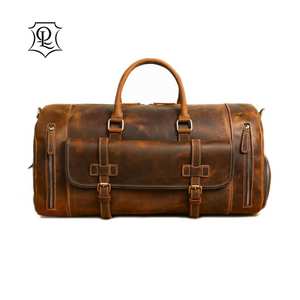 Sacs en cuir véritable pour homme, sacoche de voyage à la mode, style décontracté - Product Image 6