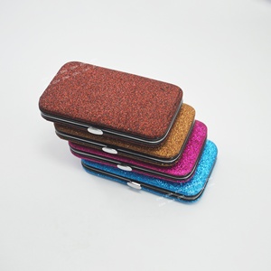 Premium Quality Beautiful Colors Empty Magnetic <b>Lashes</b> Tweezers <b>Kits</b> 3Pcs & 6Pcs Holder Of Eyelash Tweezers Glitter Case - Product Image 2