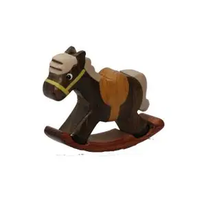 Wooden Rocking Horse For Children Educational Toys For Your Kids At Best Wholesale Price In India Delhi Manufacturer