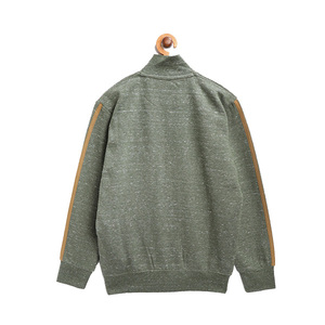 Chándal de algodón/forro polar para niños, capucha con cremallera, Color contrastante, a la venta - Product Image 4