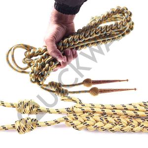 QUICK WAY INDUSTRIES Dernier design OEM Cordons d'épaule Accessoires d'uniforme Vente en gros Aiguillettes personnalisées Promotion Pakistan - Product Image 3