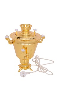 Brass <b>Electric</b> Samovar Gold Plated for Home and Restaurant Use at Cheapest Price - Product Image 3