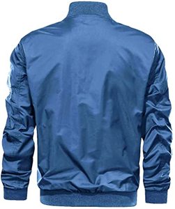 Veste de sport d'hiver de qualité supérieure, coupe personnalisée, grande taille, fermeture éclair, polyester, impression de logo, veste bomber pour homme - Product Image 6