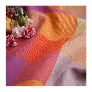 Tessuto di lino 100% tessuto organico per camicia e abito di lino dal fornitore di lino cinese
