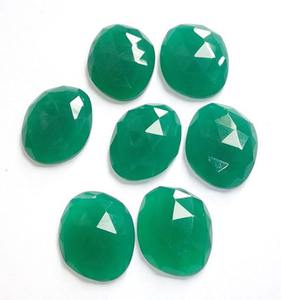 Pierres précieuses naturelles en Onyx Rose, nouvelle collection pour la fabrication de bijoux, taillée, ample, couleur verte, taille 18x22mm, vente en gros - Product Image 2
